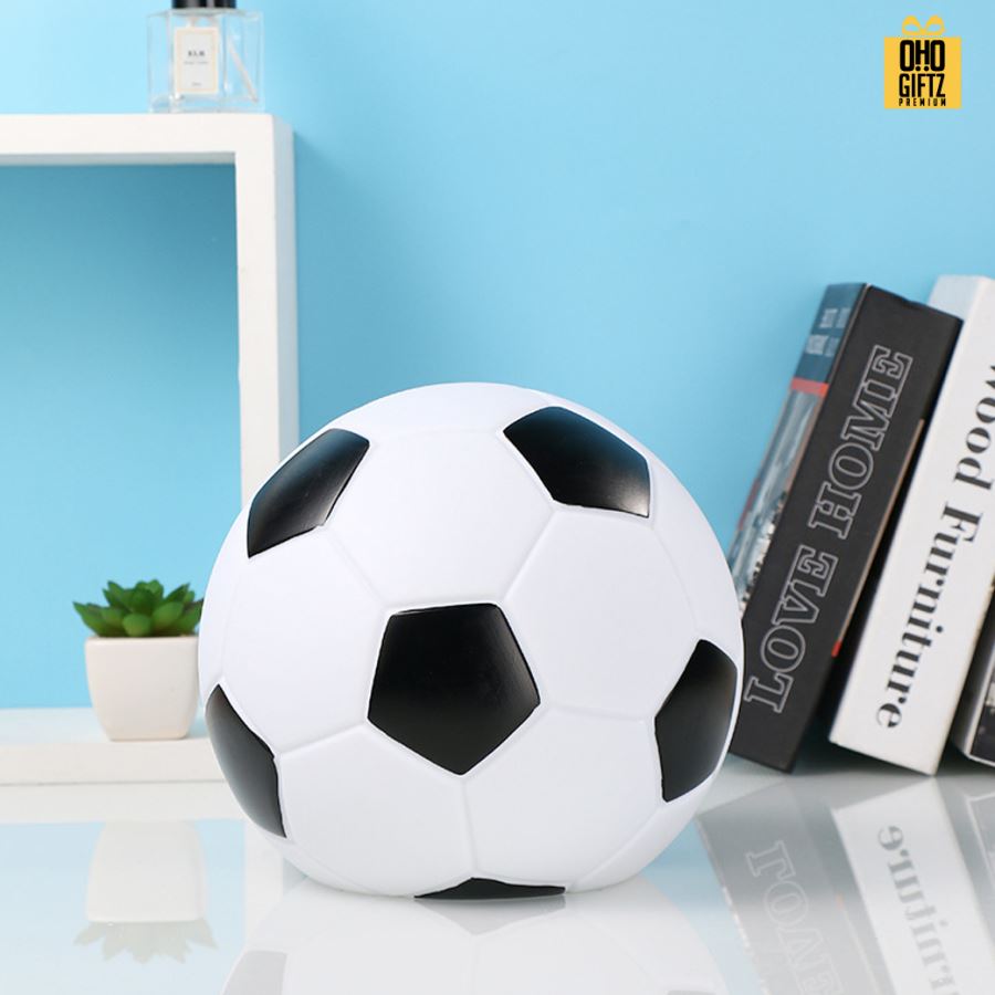 กระปุกออมสินลูกบอล ลูกบาส สกรีนโลโก้ ทำเป็นของพรีเมี่ยม ของชำร่วยได้