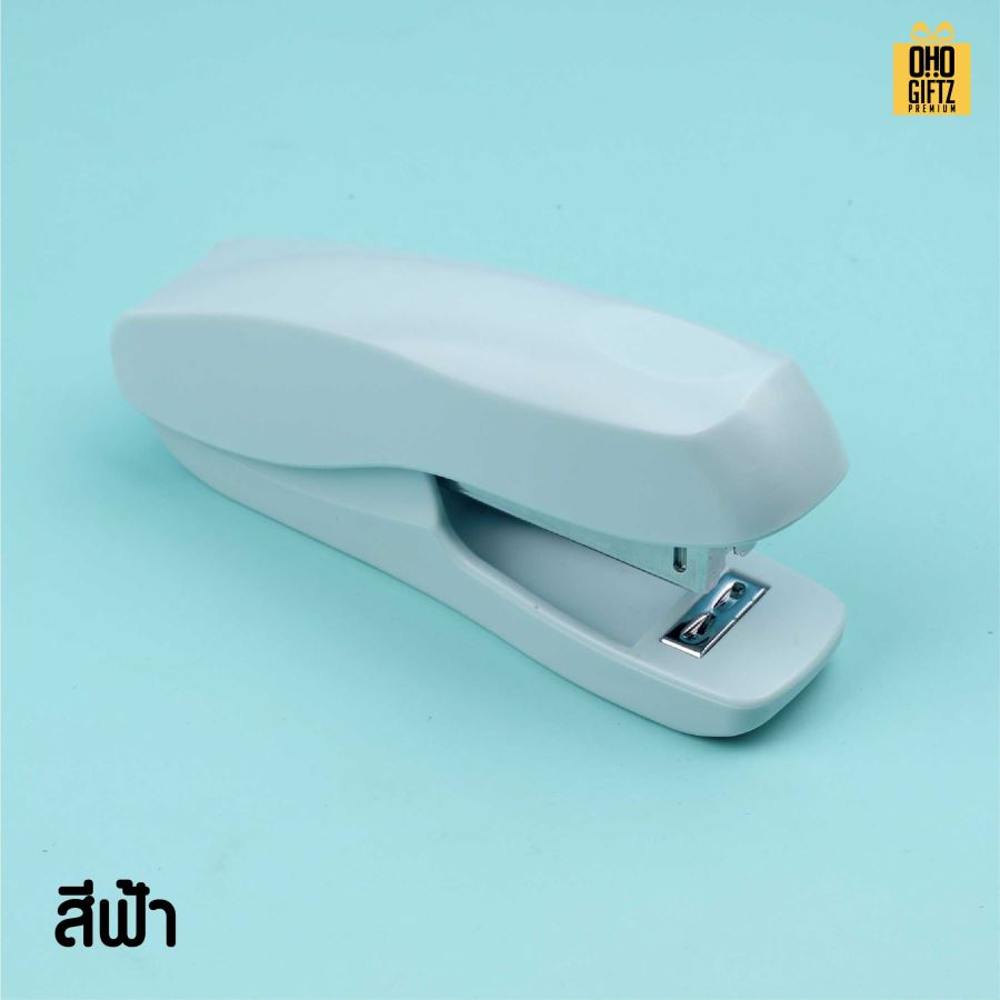 แม็กเย็บกระดาษ สีพาสเทล สกรีนโลโก้ ทำของพรีเมี่ยมได้