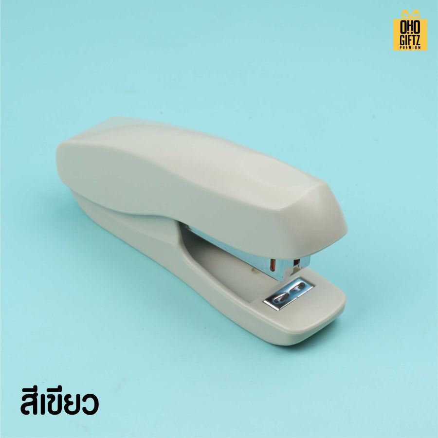 แม็กเย็บกระดาษ สีพาสเทล สกรีนโลโก้ ทำของพรีเมี่ยมได้