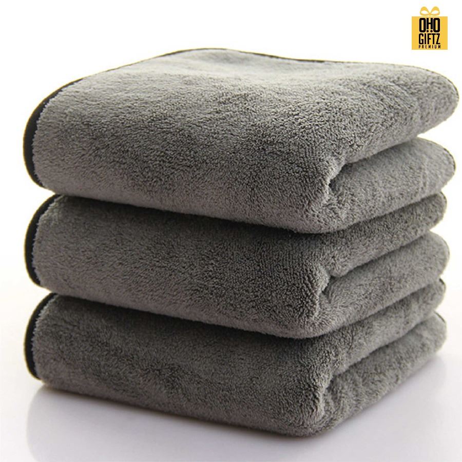 ผ้าไมโครไฟเบอร์ ขนาด 30 x 30 ซม. เพิ่มโลโก้ ติดลาเบล ทำเป็นของพรีเมี่ยม ของชำร่วยได้