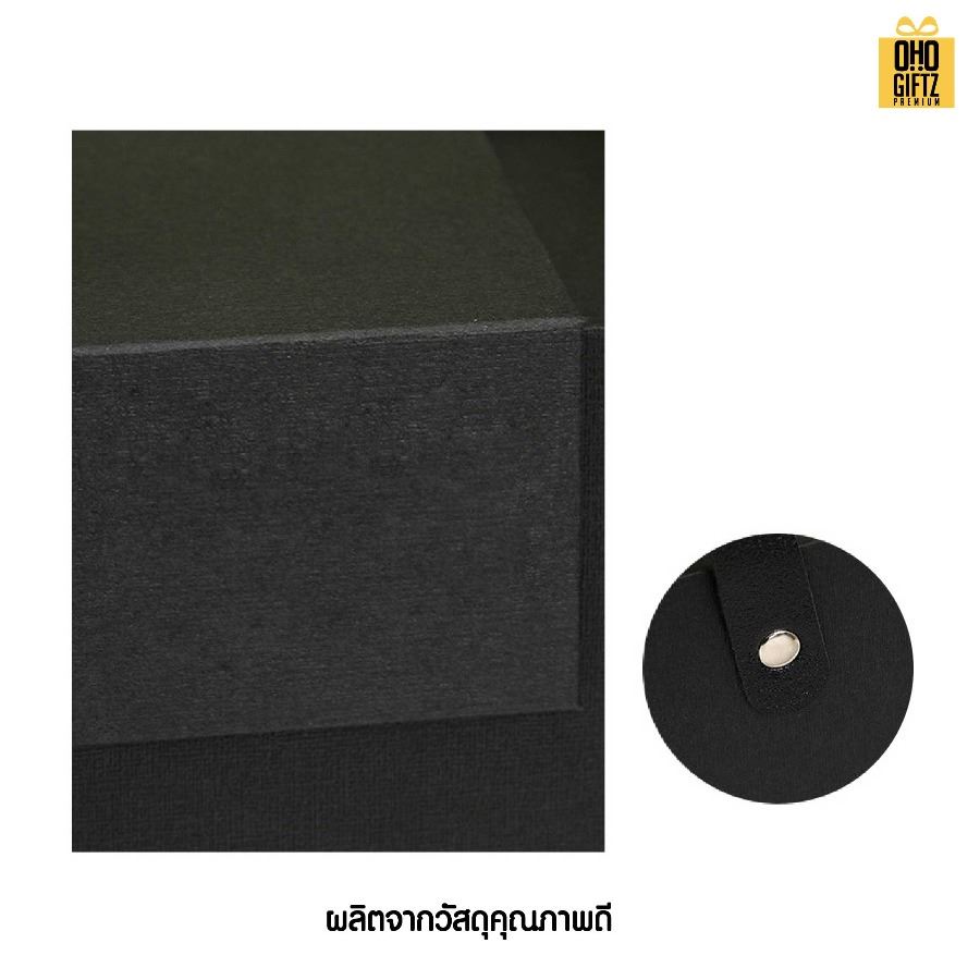 กล่องของขวัญพับได้แบบมีหูถือ สกรีนโลโก้ สกรีนโลโก้ ทำเป็นของพรีเมี่ยม 