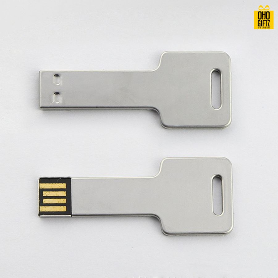 USB ทรงกุญแจพร้อมกล่อง สกรีนชื่อ,โลโก้ ทำเป็นสินค้าพรีเมี่ยมได้
