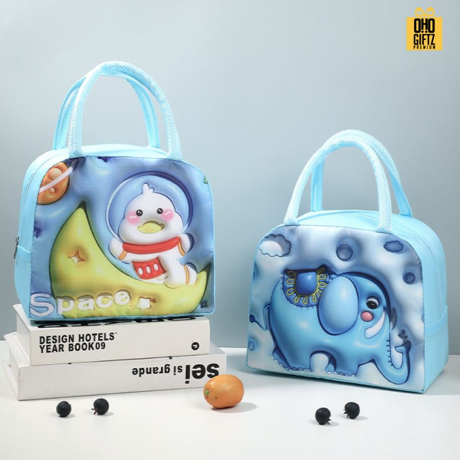 กระเป๋าเก็บอุณหภูมิลาย 3D สกรีนโลโก้  ทำเป็นของพรีเมี่ยม