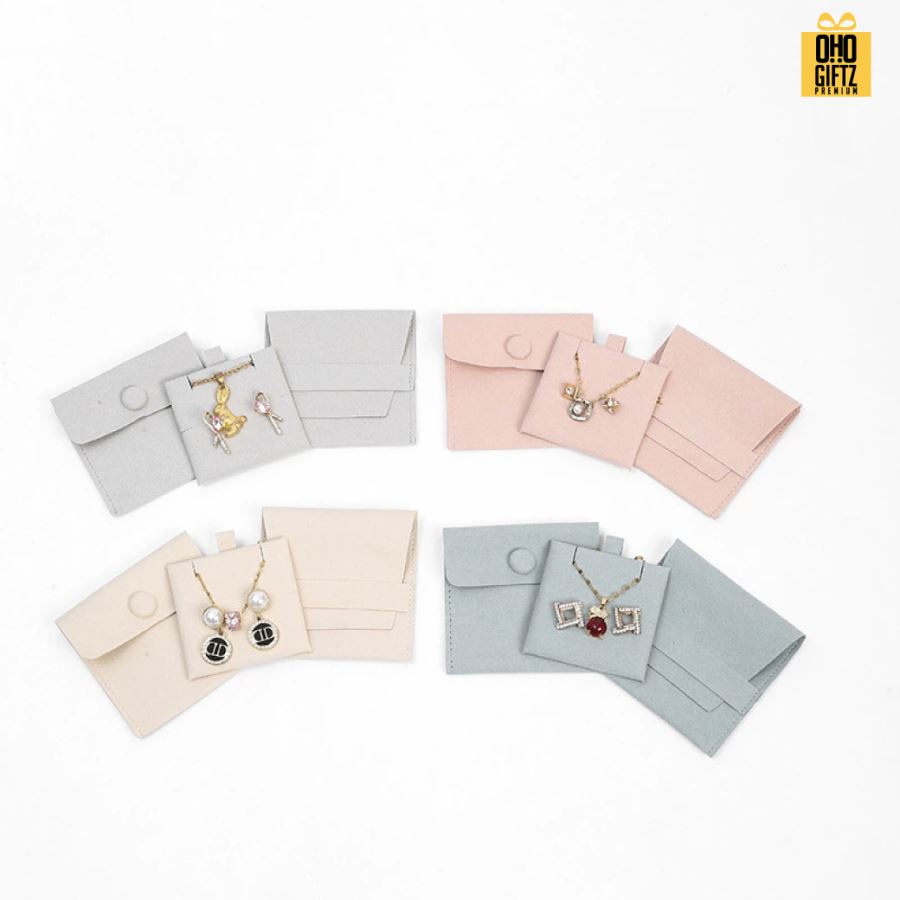 กระเป๋าผ้าสักกะหลาดเก็บเครื่องประดับพร้อมแผ่นรอง สกรีนโลโก้ ทำเป็นของพรีเมี่ยม ของชำร่วยได้