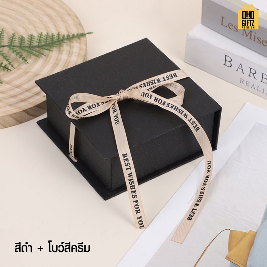 กล่องใส่จิลเวลรี่ เครื่องประดับ สกรีนชื่อ สกรีนโลโก้ ทำเป็นของพรีเมี่ยมได้