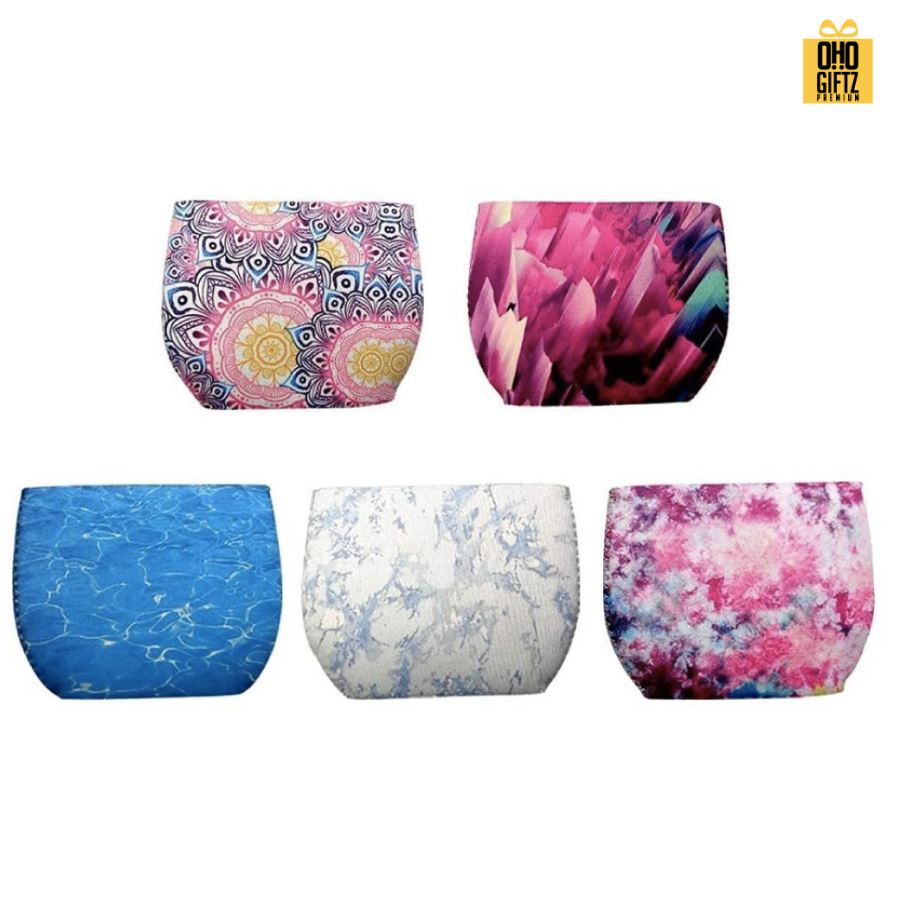 ปลอกผ้าหุ้มแก้วไวน์ พิมพ์ลายไม่จำกัดสี สกรีนโลโก้ ทำเป็นของพรีเมี่ยม ของชำร่วย ของที่ระลึก