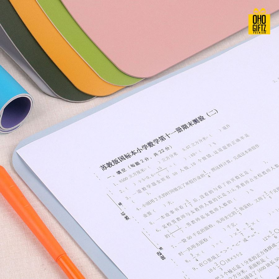 แผ่นรองบนโต๊ะทำงาน สกรีนชื่อ สกรีนโลโก้ ทำเป็นของพรีเมี่ยมได้