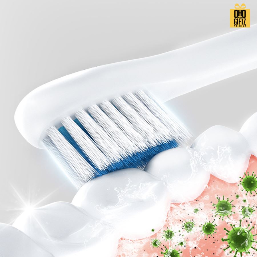 ชุดแปรงสีพันไฟฟ้า พร้อมหัวแปรง 3 ชิ้น สกรีนชื่อ สกรีนโลโก้  ทำเป็นของพรีเมี่ยมได้