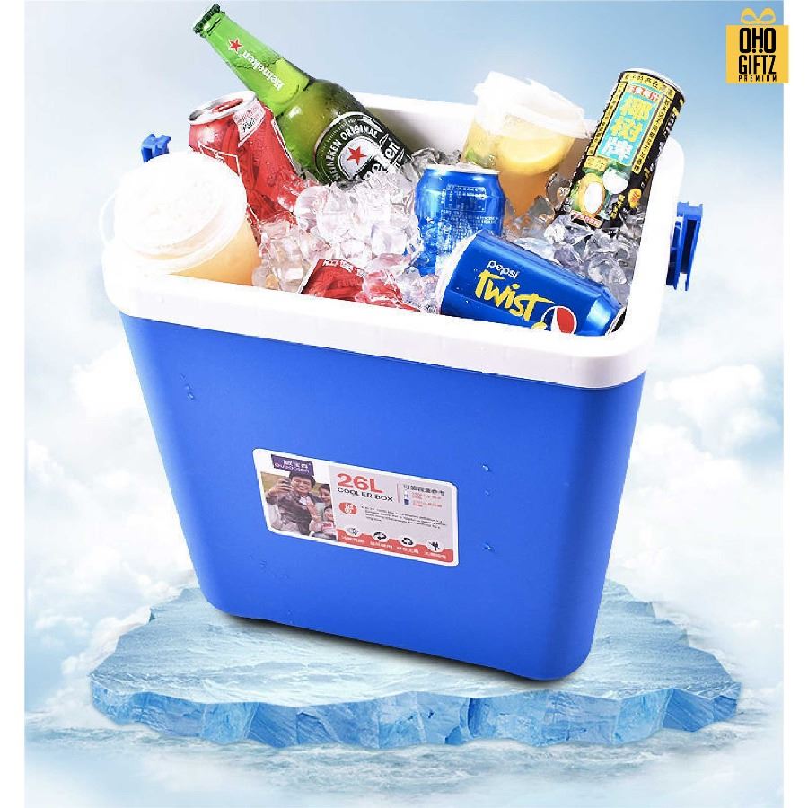 กระติกน้ำแข็งแข็งแรง สกรีนโลโก้  ทำเป็นของพรีเมี่ยมได้