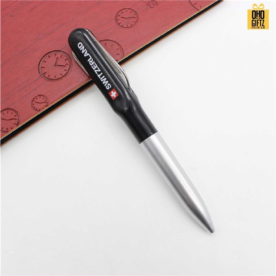 ปากกามัลติฟังค์ชั่น สกรีนชื่อ สกรีนโลโก้ ทำเป็นของพรีเมี่ยมได้