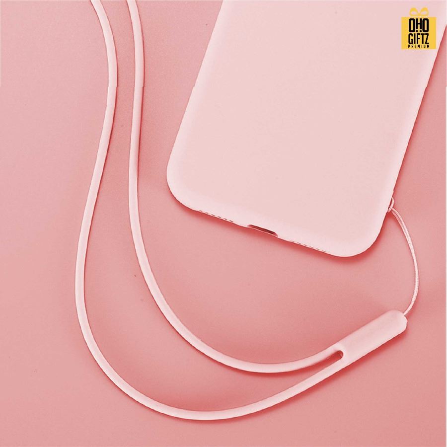 เชือกซิลิโคนคล้องมือถือได้ สกรีนชื่อ สกรีนโลโก้ ทำเป็นของพรีเมี่ยมได้ 