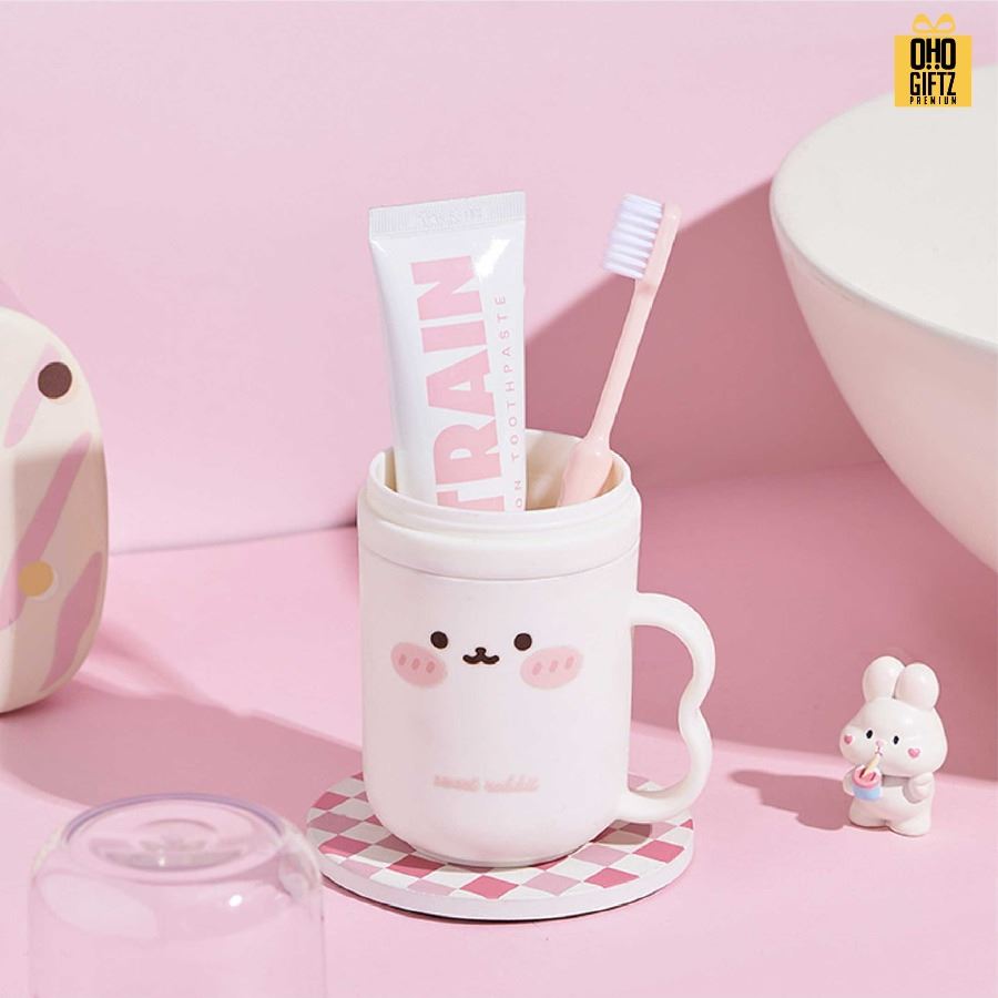 ถ้วยแปรงสีฟันเด็ก สกรีนชื่อ สกรีนโลโก้ ทำเป็นของพรีเมี่ยมได้ 