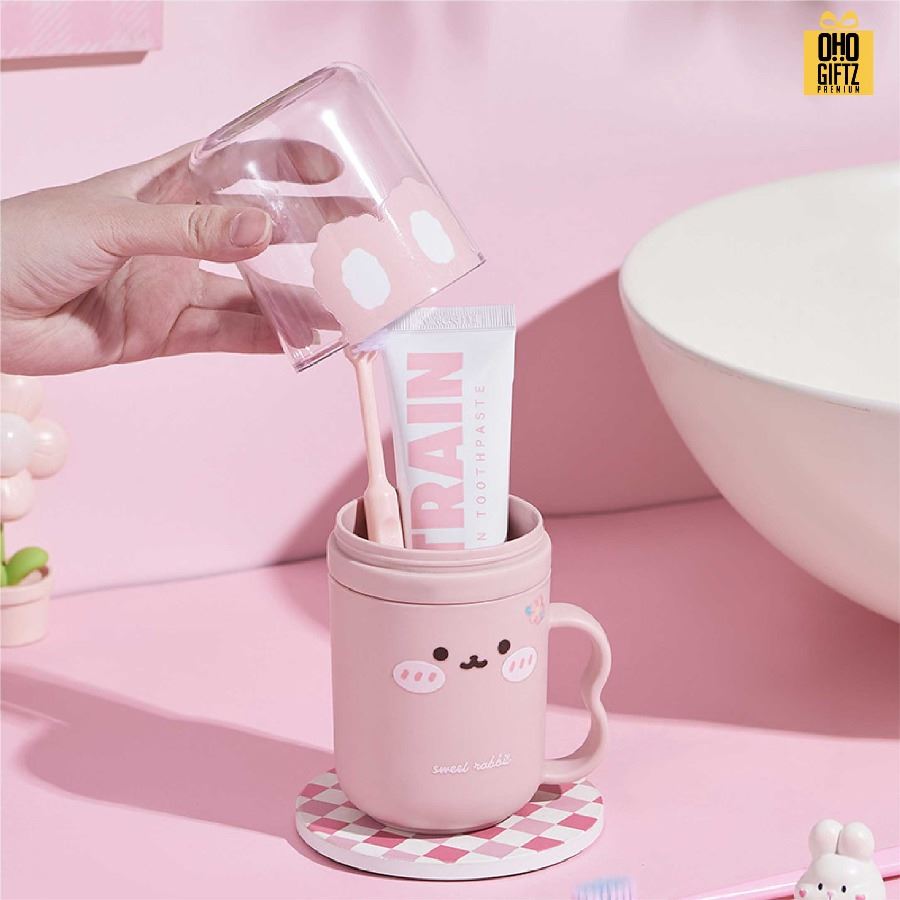 ถ้วยแปรงสีฟันเด็ก สกรีนชื่อ สกรีนโลโก้ ทำเป็นของพรีเมี่ยมได้ 