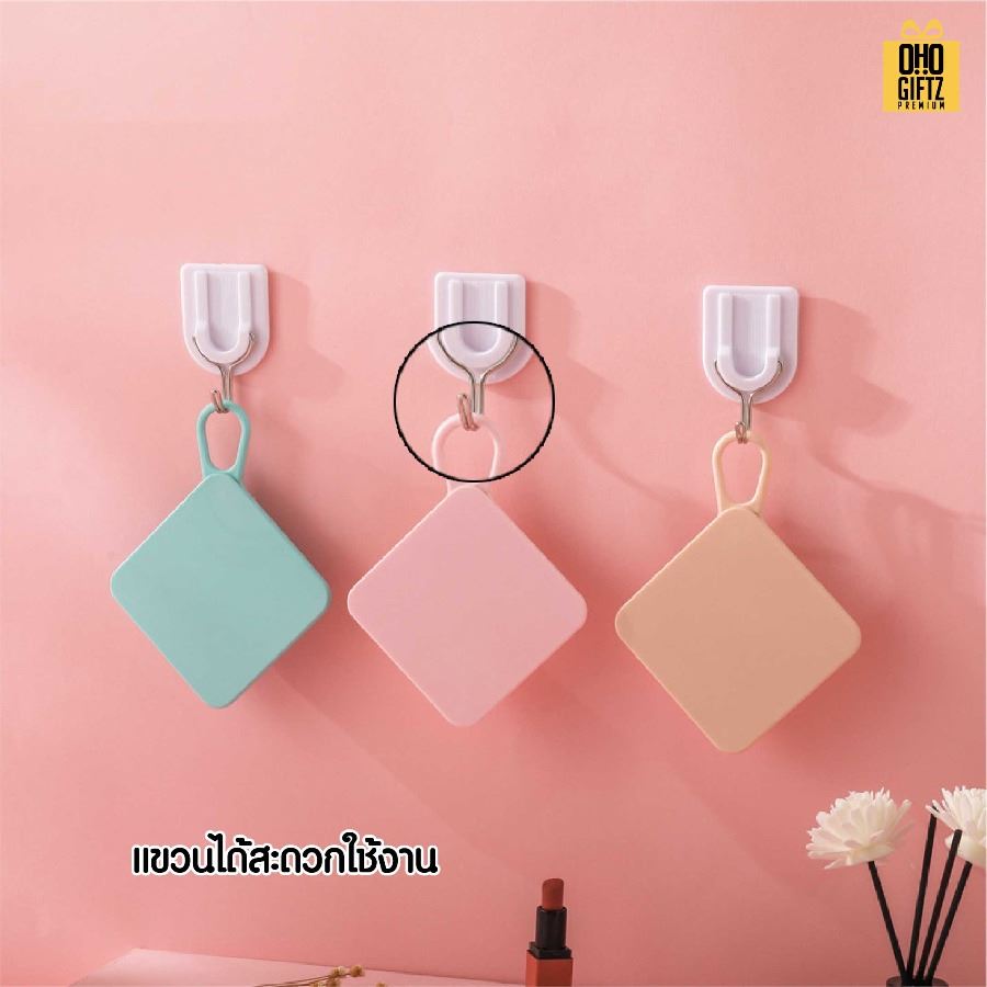 กระจกพับได้แบบพกพา สกรีนโลโก้ ทำเป็นของพรีเมี่ยมได้