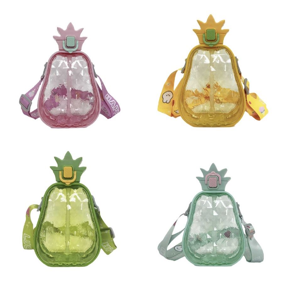 กระติกน้ำสัปปะรด สกรีนโลโก้ ทำเป็นของพรีเมี่ยมได้