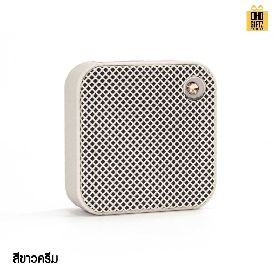 ลำโพง Bluetooth ไร้สาย สกรีนโลโก้ สกรีนชื่อร้านทำเป็นของพรีเมี่ยมได้ 