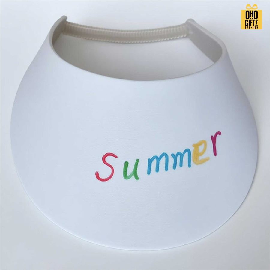 หมวกโฟมกันแดด รับผลิตสกรีนโลโก้ ทำเป็นของพรีเมี่ยม ของที่ระลึกได้