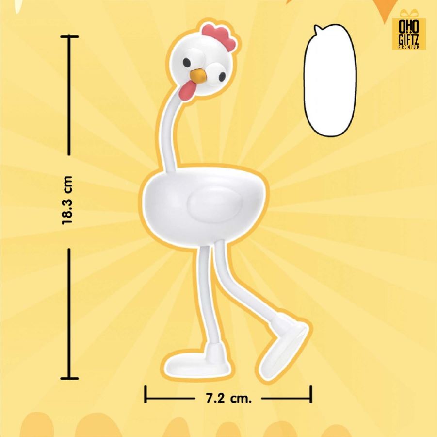 โคมไฟไก่ชิค ดัดแขนขาได้ สกรีนโลโก้ ทำเป็นของพรีเมี่ยม ของที่ระลึกได้